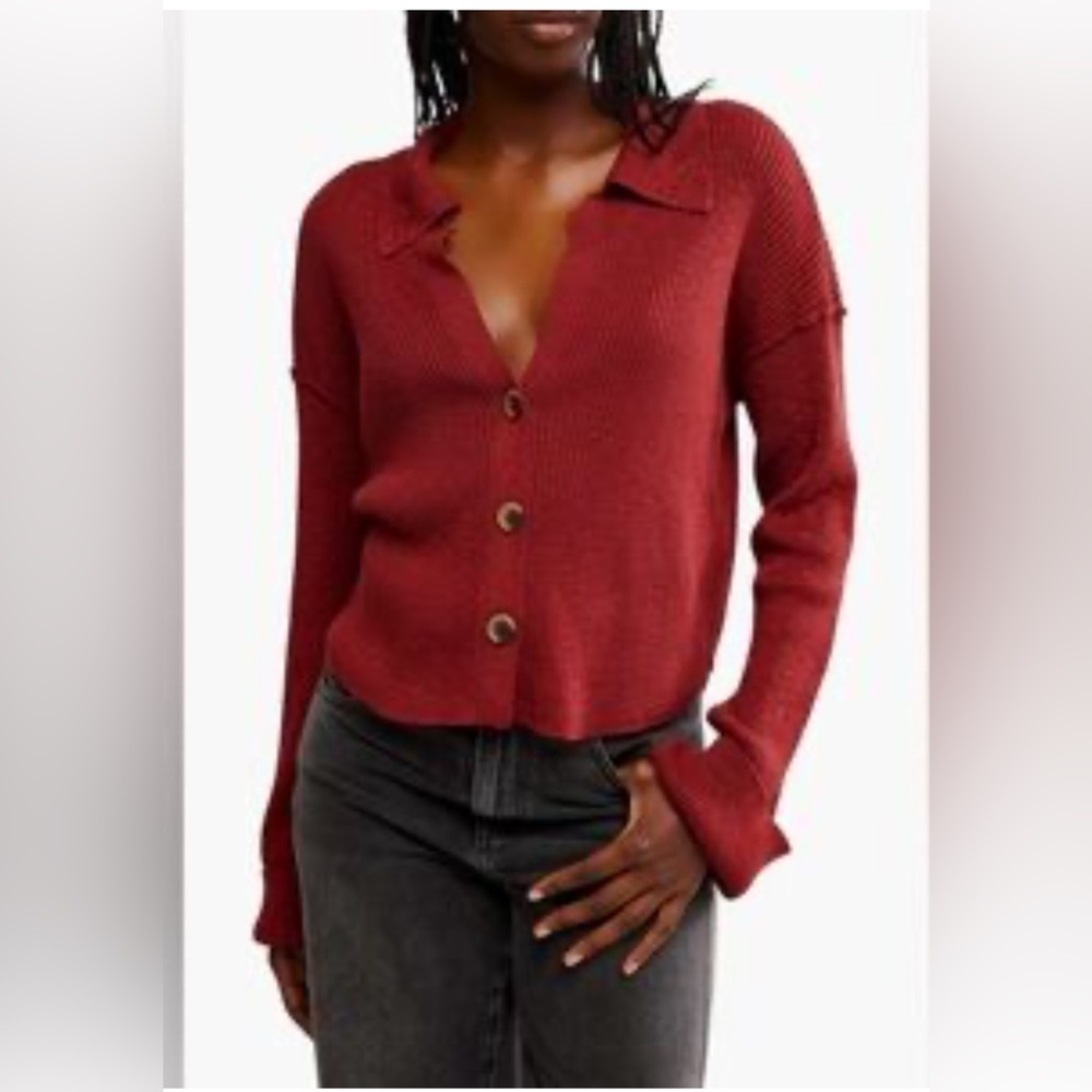 Free People Ella Sweater Shirt XL